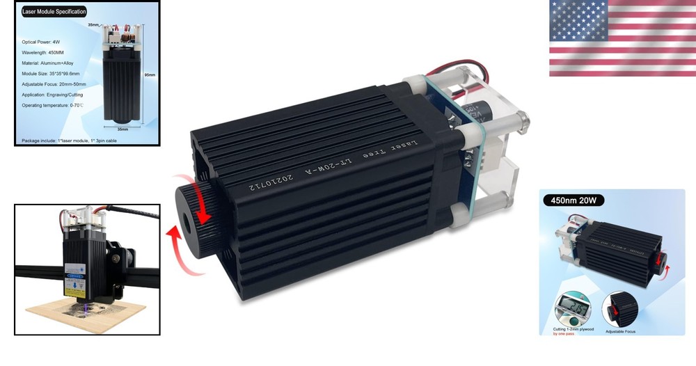 Class 4 Laser Head - Wide Material Compatibility