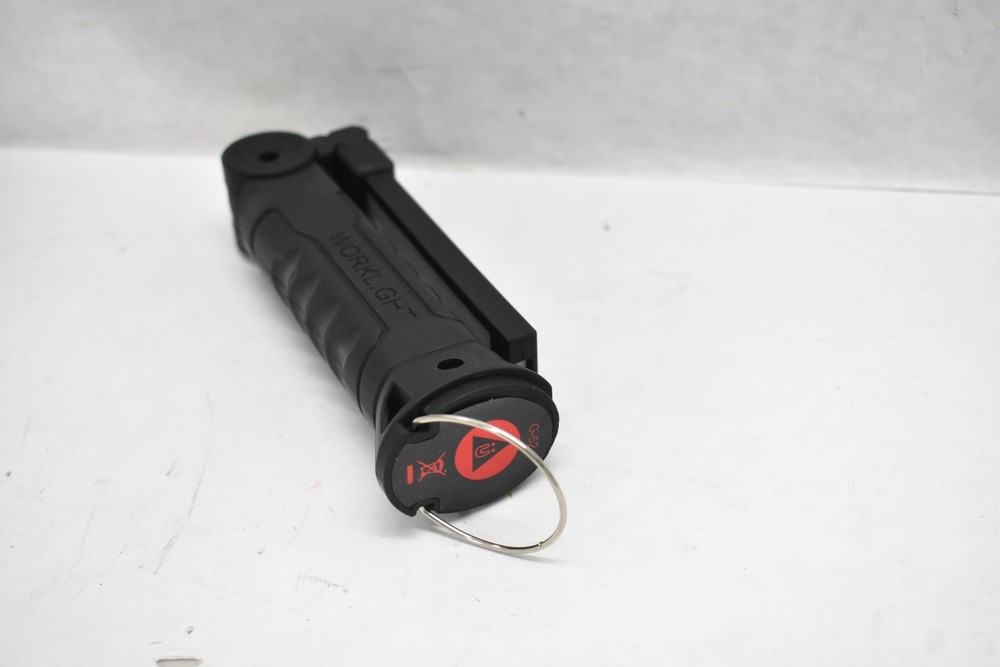 WL001 Portable LED Work Light Rechargeable Device Black 4 Settings Multi Purpose