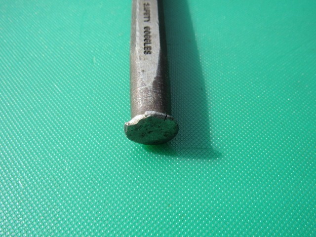 SNAP ON 1/2" PPC816 FLAT TIP CHISEL 6" LENGTH UNDERLINE LOGO PPC816A USED