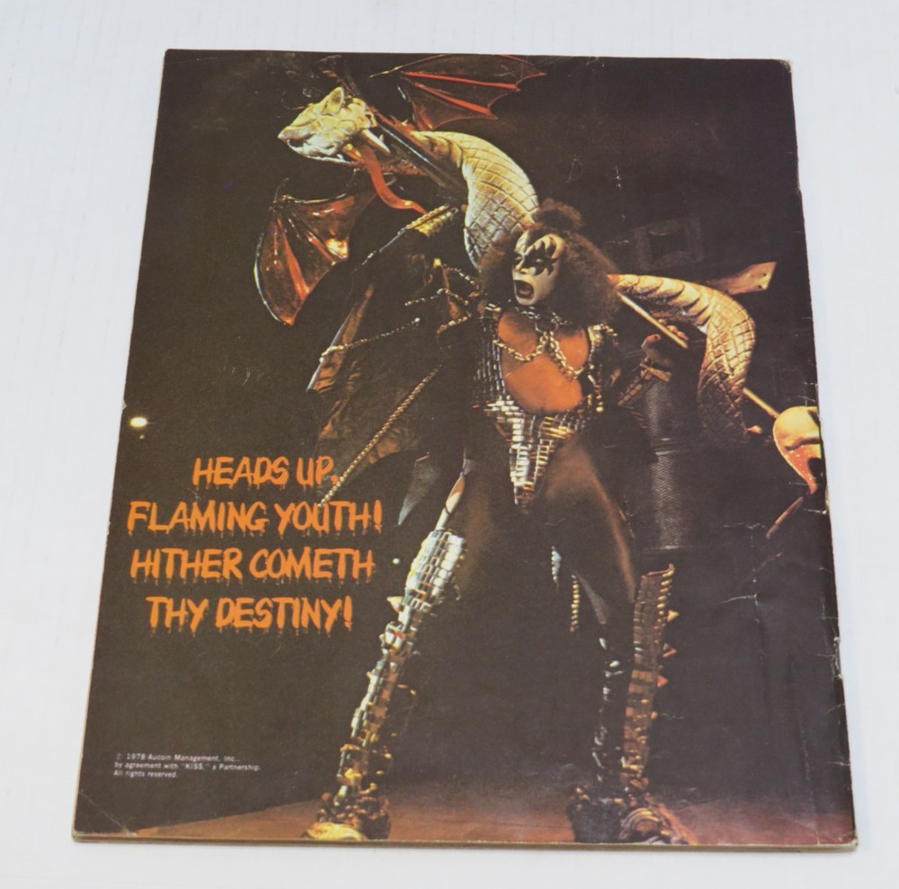 KISS MEETS THE PHANTOM MAGAZINE 1978 AUCOIN