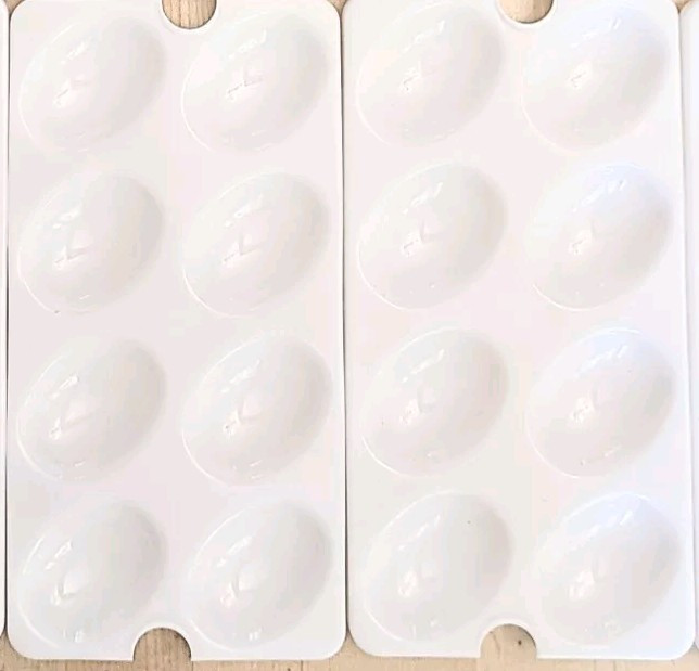 Tupperware Deviled Egg Keeper Trays Container Insert Food Storage Easter