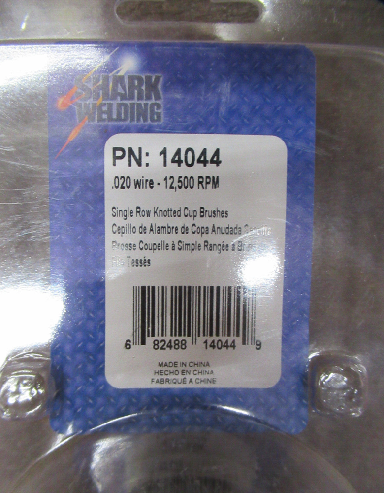 SHARK WELDING 14044 SINGLE ROW KNOTTED CUP BRUSH