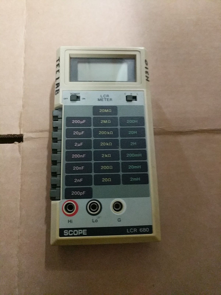 SCOPE LCR Meter MODEL LCR 680 31/2 DIGITS, BASIC ACCURACY 1.0%