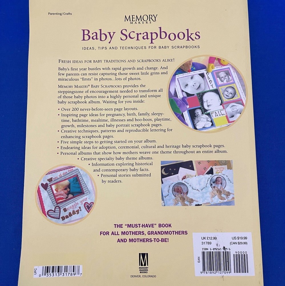 Memory Makers Baby Scrapbooks Page Ideas Techniques