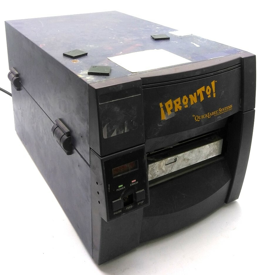 QuickLabel Systems PRONTO 472 Barcode Printer, 2-7 IPS, 203 DPI *Bad Print Head*