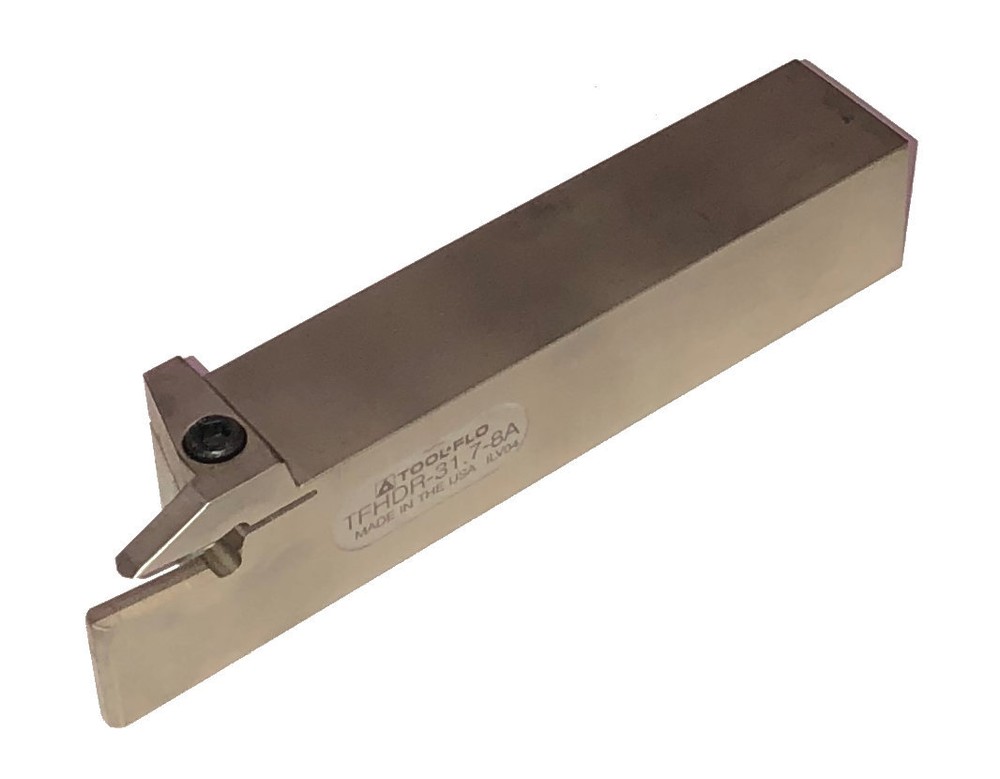 NEW TOOL-FLO TFHDR-31.7-8A INDEXABLE TOOL HOLDER 1¼" SQUARE SHANK