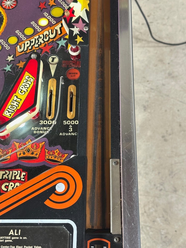 Muhammad Ali Pinball Machine (Stern Electronics, 1980)