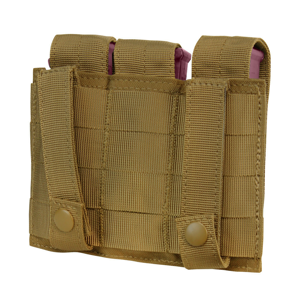 Tactical Triple Multi-Purpose Hook and Loop Modular Mag Pouch, Coyote