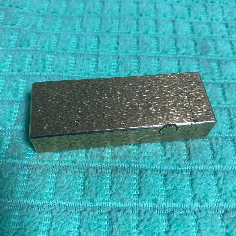Overhauled Dunhill Gas lighter Silver without box