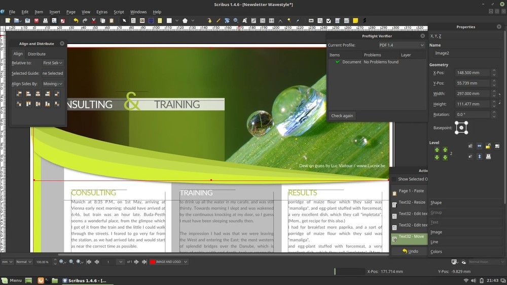 Scribus Desktop Publishing Pro Software for Windows 2026 | Print Design on USB