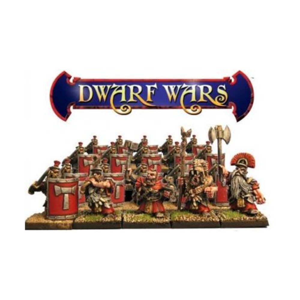 West Wind Dwarf Wars 28mm Imperial Dwarf Infantry Pack New