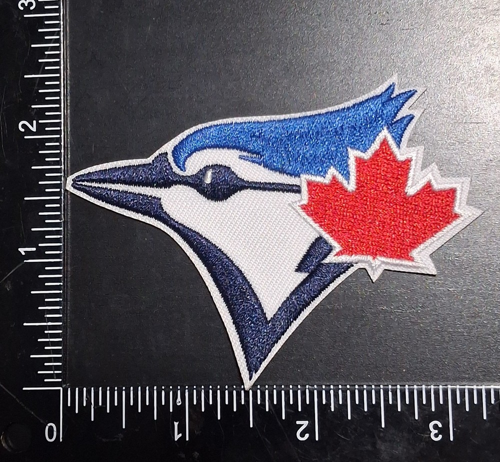 TORONTO BLUE JAYS IRON ON EMBROIDERED PATCH