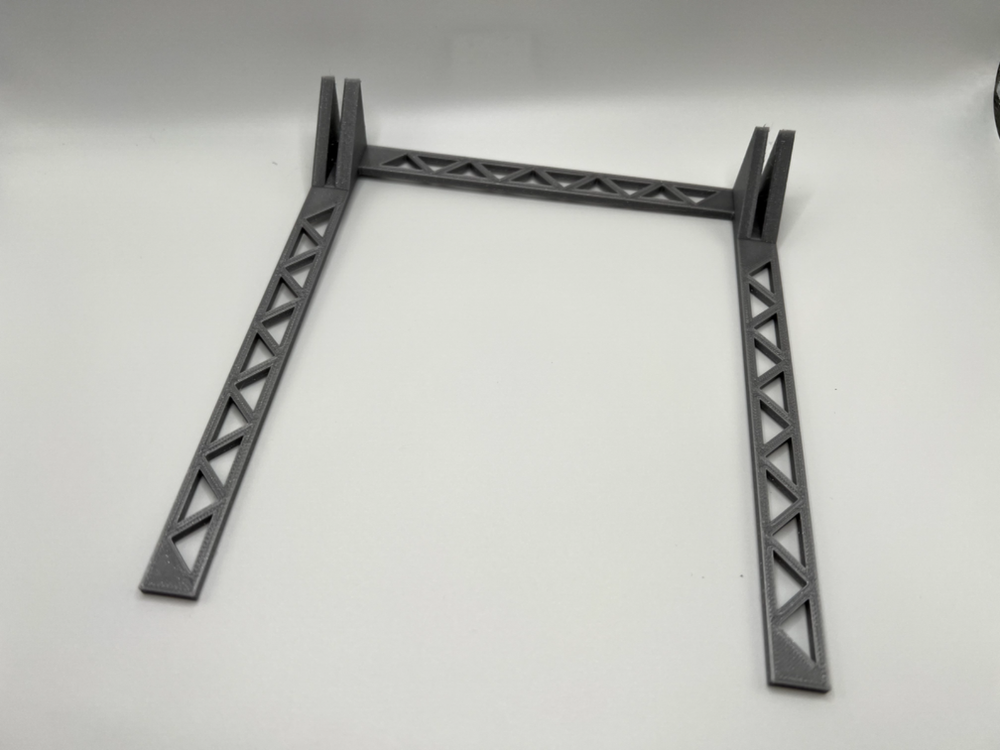 O Scale Four Sided Wide Trestle Platform for Elevated Train or Subway