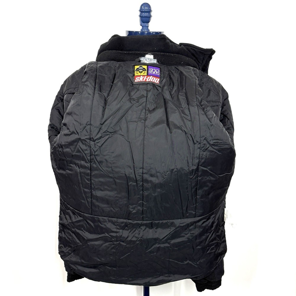 Ski Doo Black Yellow Red Snowmobile Jacket Men's Medium