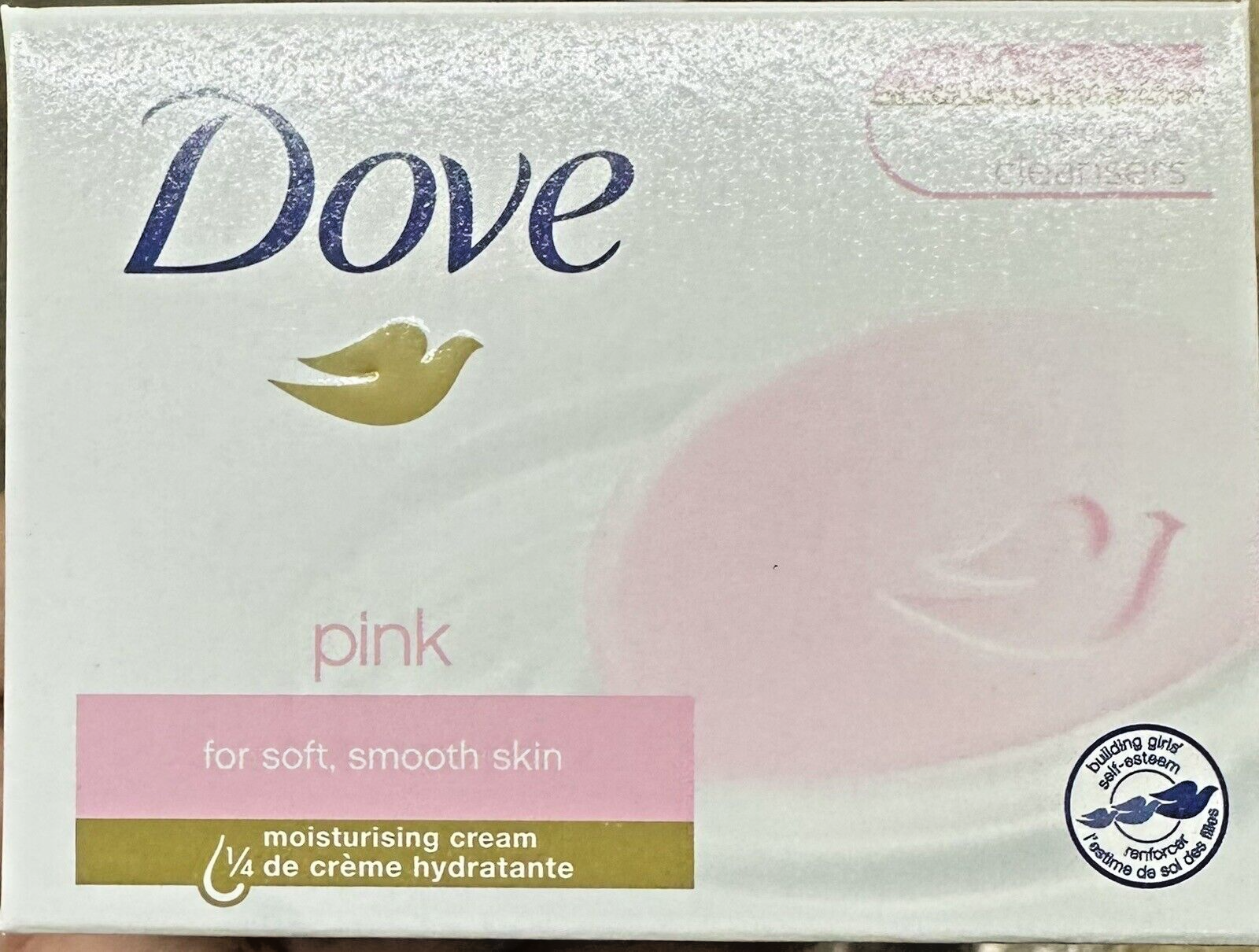 Dove Pink Beauty Cream Bar Soap, 100 Gram-12 BARS/Made in Germany