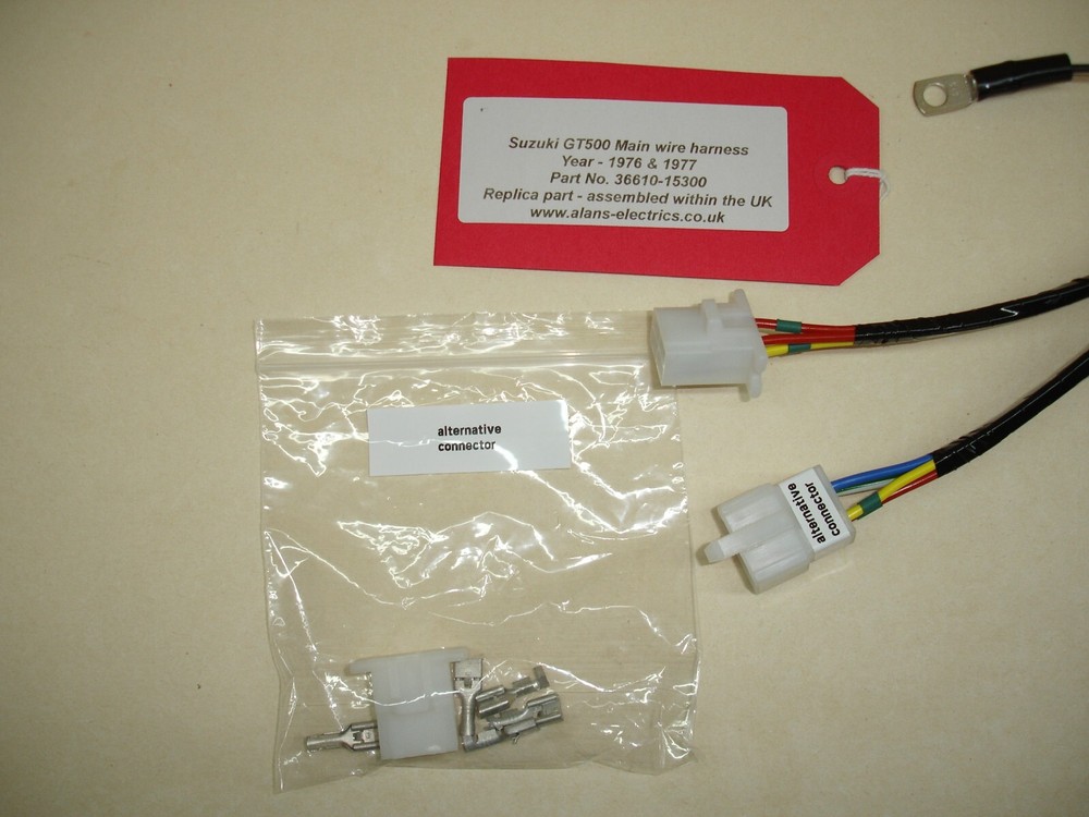 Suzuki GT500 (models A & B Replica main wire harness)
