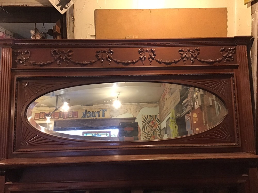 fireplace mantle
