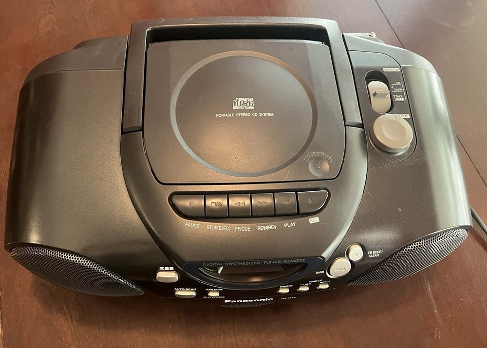 Panasonic RX-D16 Portable Stereo CD System Cassette Player Tested!