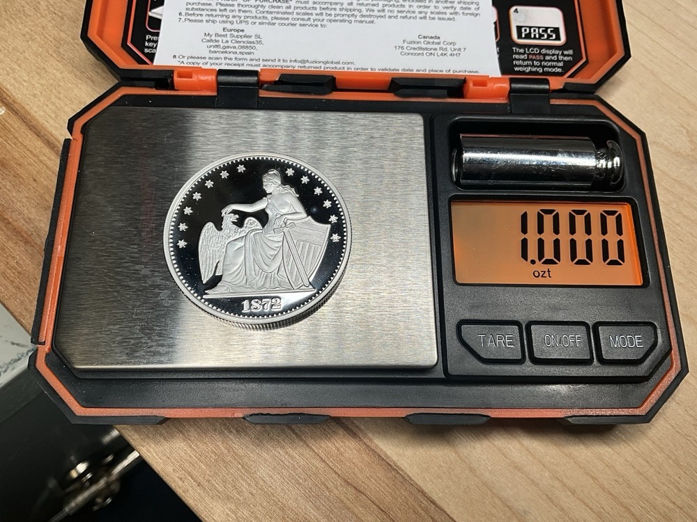 (2014)-1872 Amazonian Proof, Minted by Grove Mint