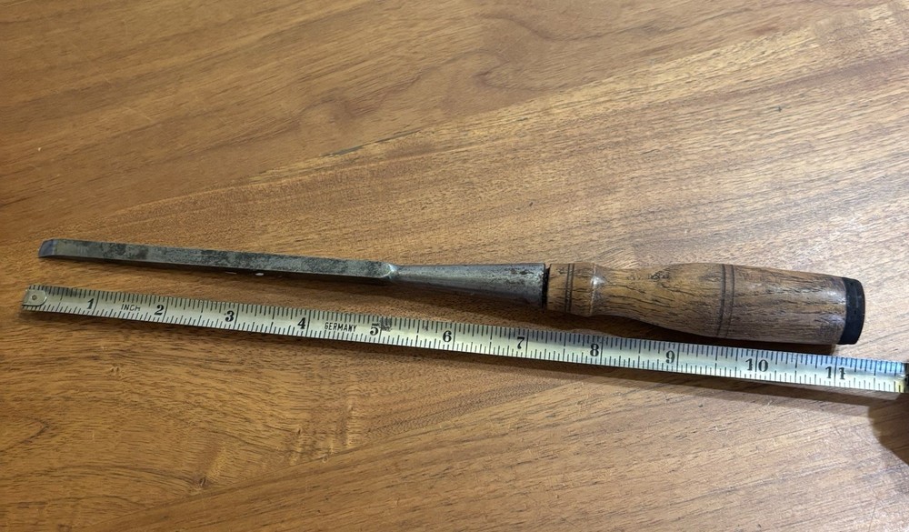 Antique T.H. Witherby Socket Firmer Chisel 1/4”