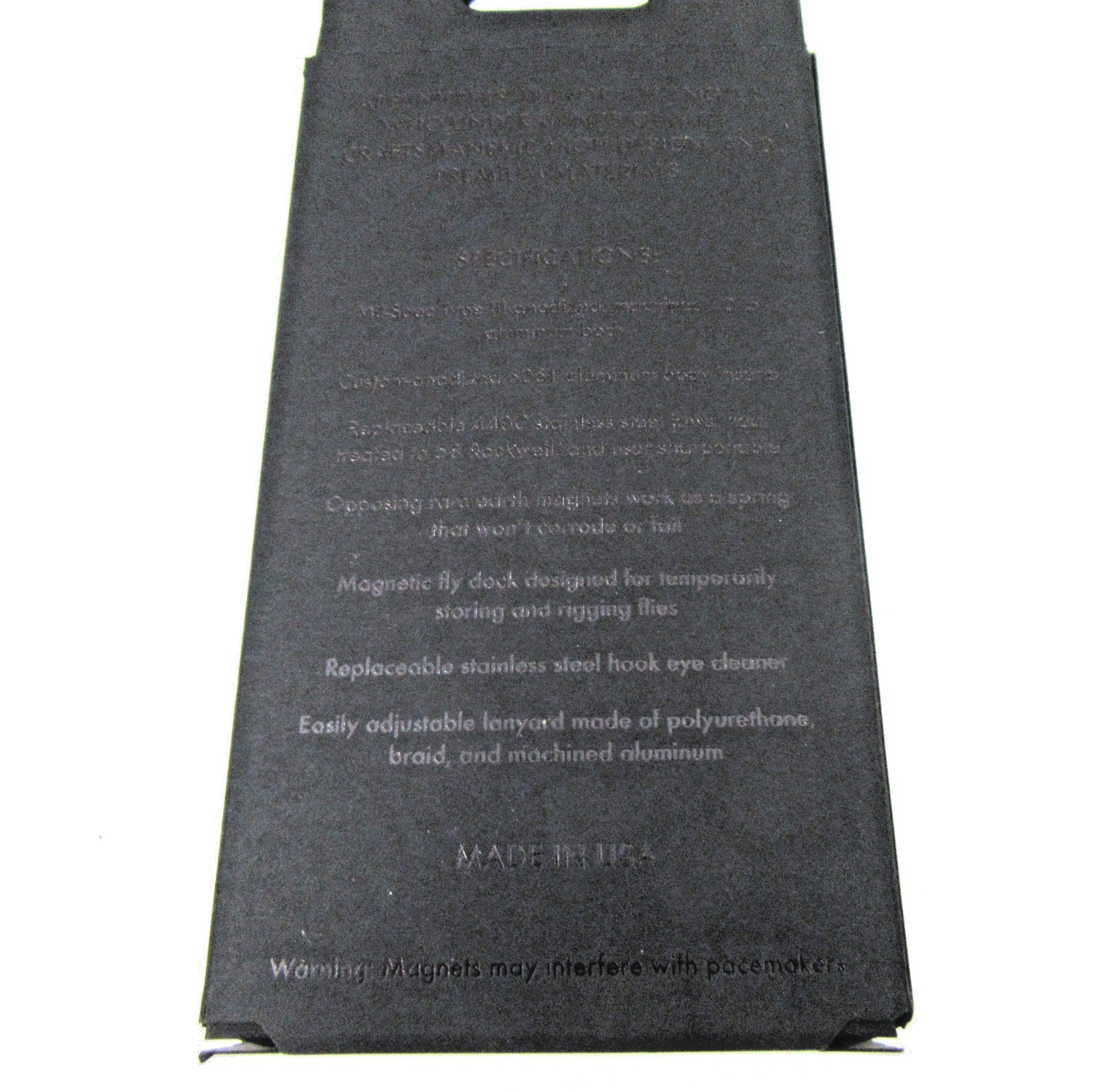 NEW Abel Reels Nippers Gray - Blue Insert w/ Lanyard in Box B3