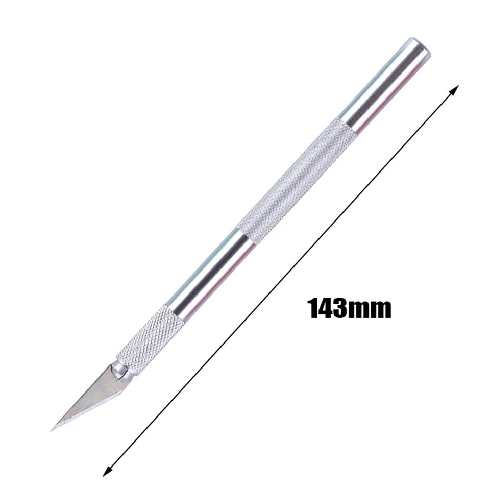 HOBBY KNIFE Razor Sharp Cutter Arts Craft Cutting Tool Exacto +Blade Refills 6B