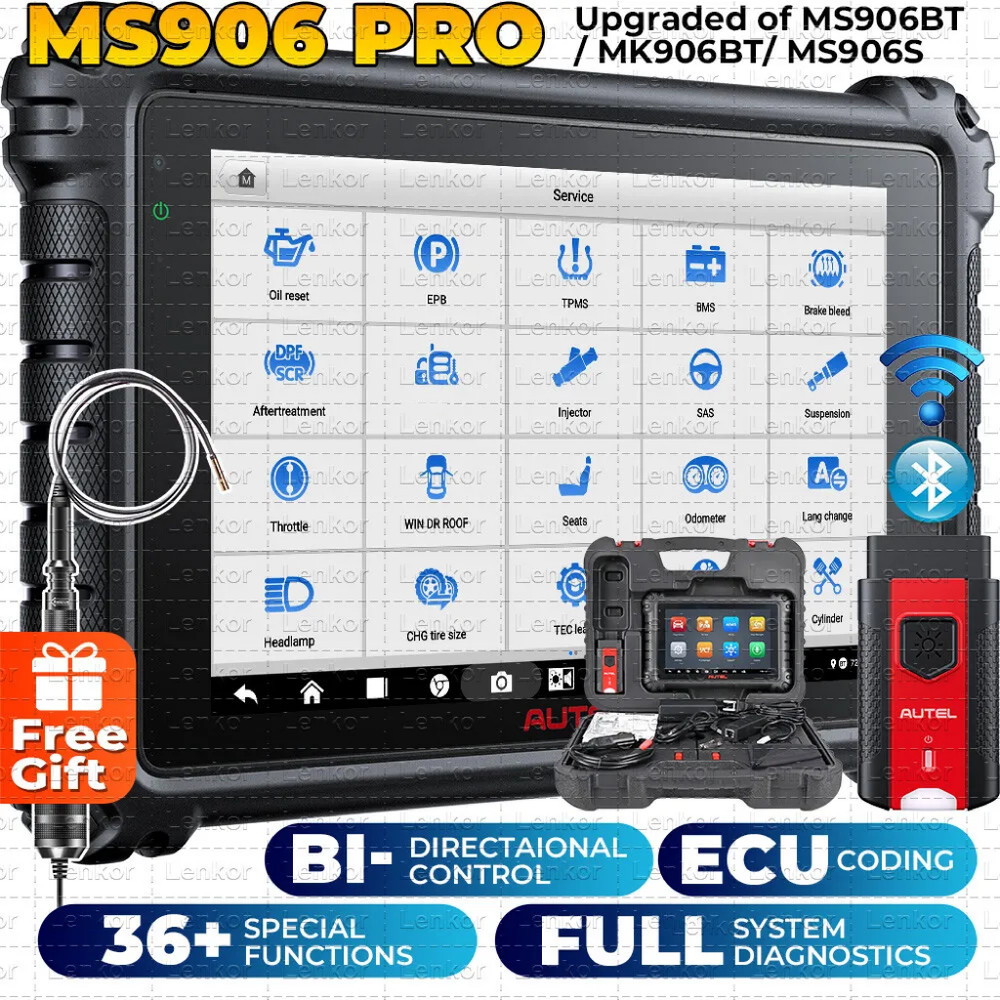 2026 Newest Autel MaxiSys MS906 Pro Coding Full System Diagnostic Scanner Tool