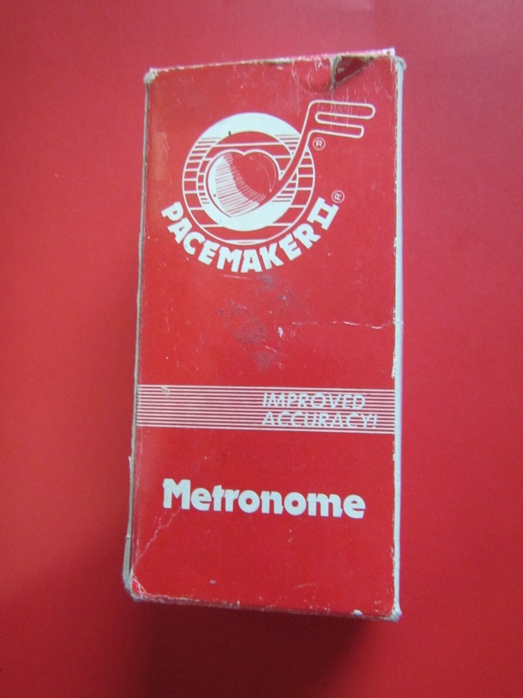 Pacemaker II wind up Metronome in box  working