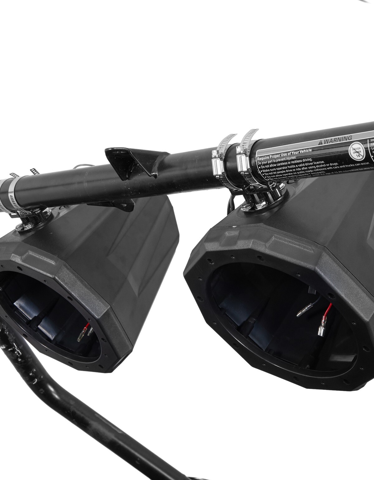 Universal UTV ATV 8" Speaker Pods Cage Enclosure For Polaris Can Am Honda