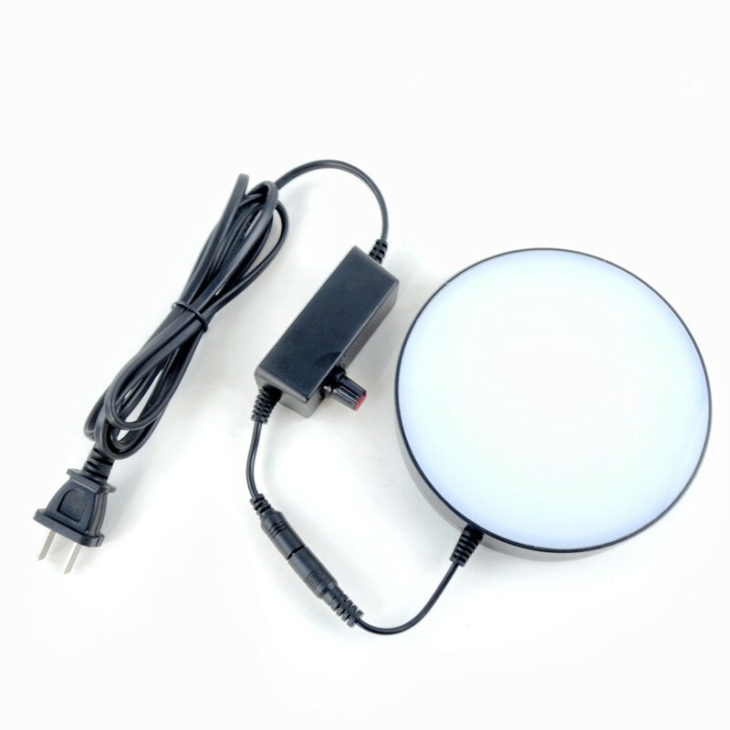 100V-240V Adjustable Brightness LED Ring Bottom Light Source Stereo Microscope