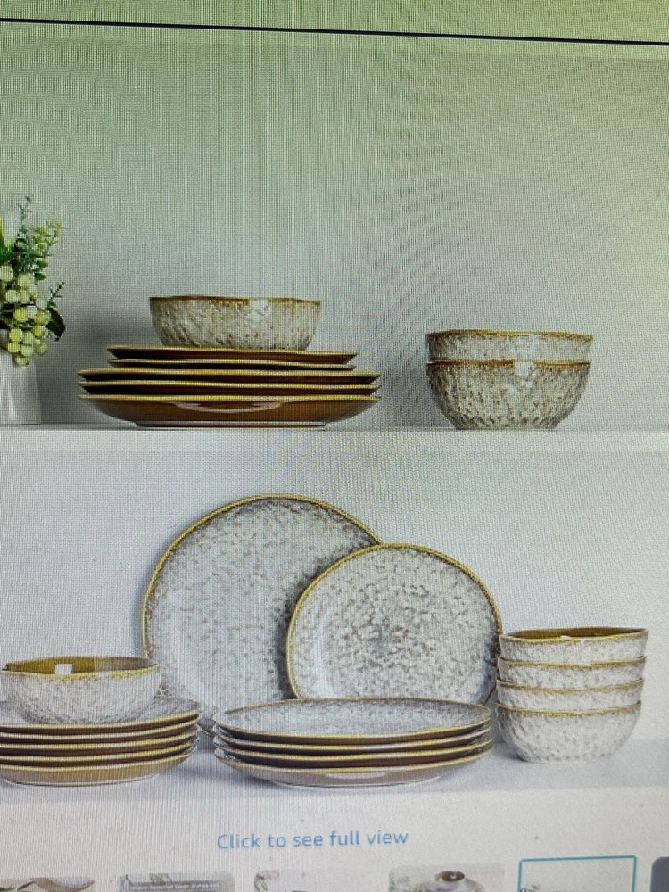 Leratio Ceramic Dinnerware-8 Place Setting