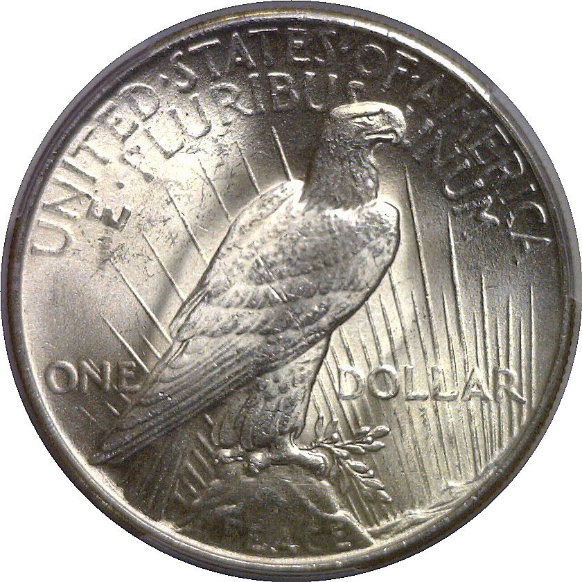 1935 Peace Dollar PCGS MS-63