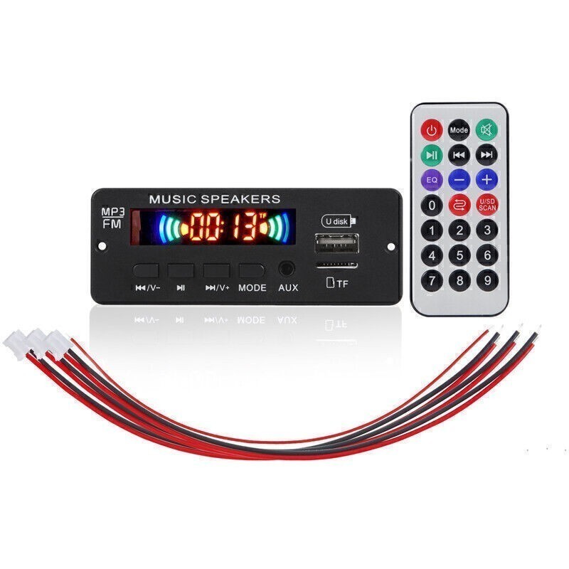 Bluetooth 5.0 MP3 Decoder Board Wireless USB TF FM Car Stereo Hands-Free Call