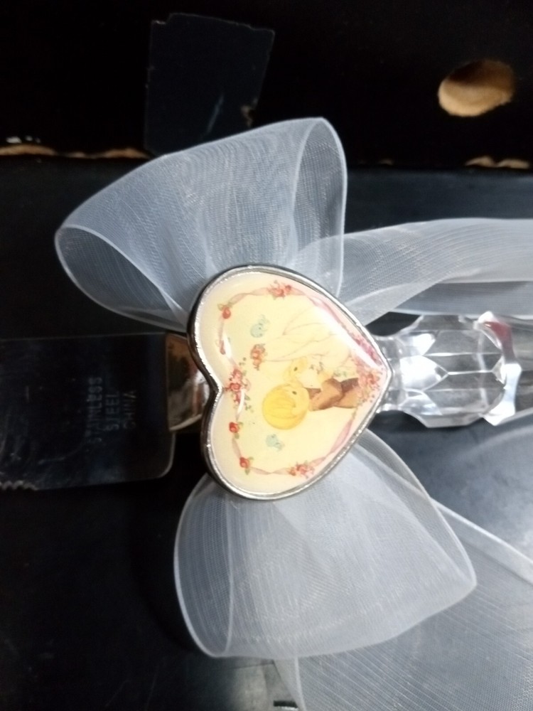 Precious Moments Knife & Server Wedding Set