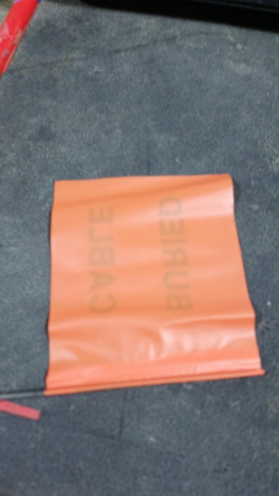 CTG Orange Safety Buried Cable Flag