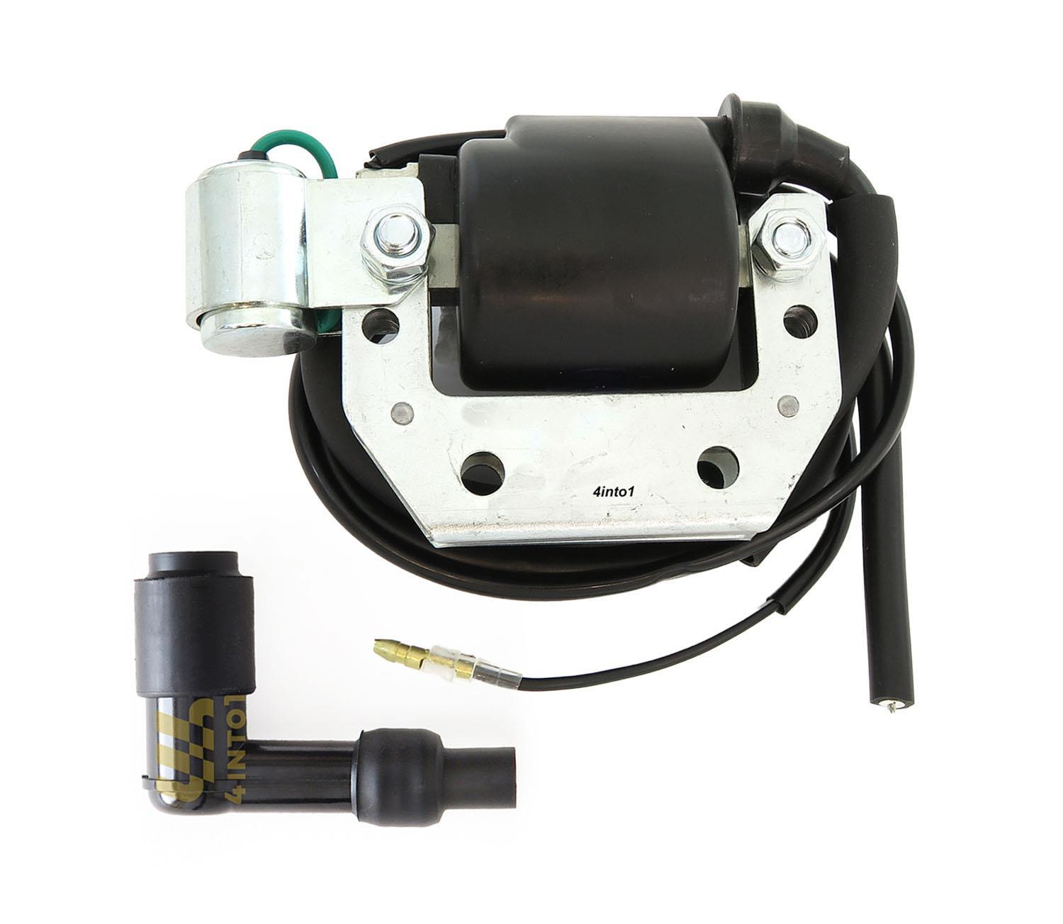 Ignition Coil and Spark Plug Cap Set - Honda XL100 XL125 XL175 MR175 MT125 MT250