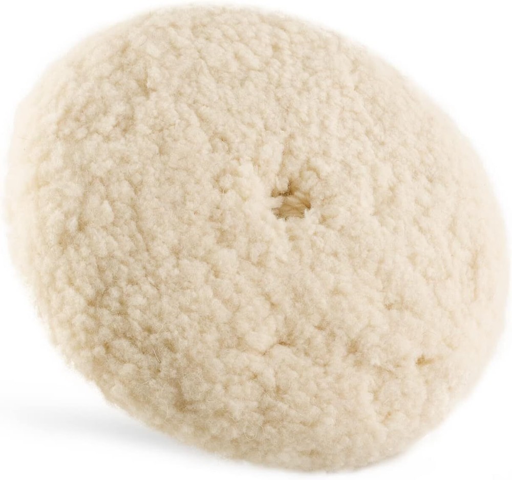8"  Wool Buffing Pad Double Side Wool Pad 5/8-11 Thread for 2-Sided Cutting Pad