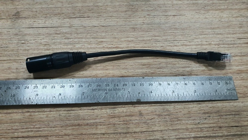 JUN PRO RJ 45 - XLR Converter Cable