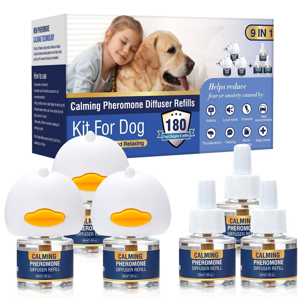 Calming Diffuser Kit Appeasing Dog Pheromones Pheromone Diffuser to Calm (3 P...