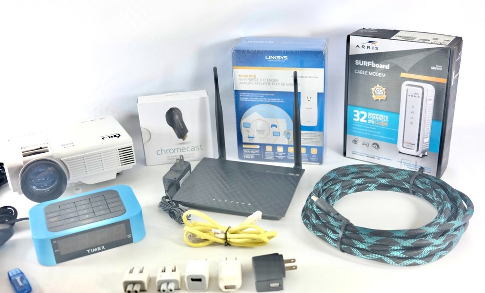 Asus Linksys Extender Arris Apple Timex Google Teemi Barcode Scanner Mixed Lot