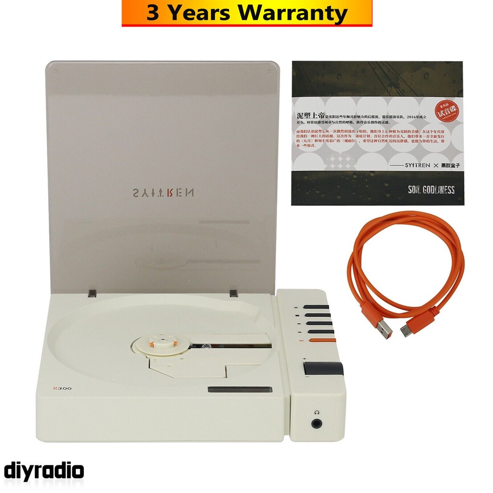 Syitren R300 CD Player HIFI Audio Player Bluetooth 5.3 Stereo Built-in Speaker