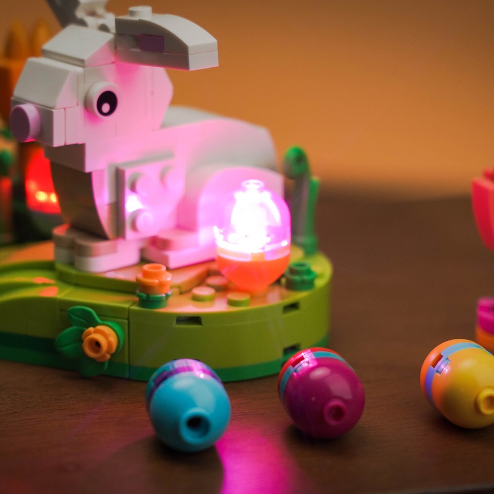 LocoLee LED Light Kit for Lego 40523 Easter Rabbits DIY Creative Lighting Set