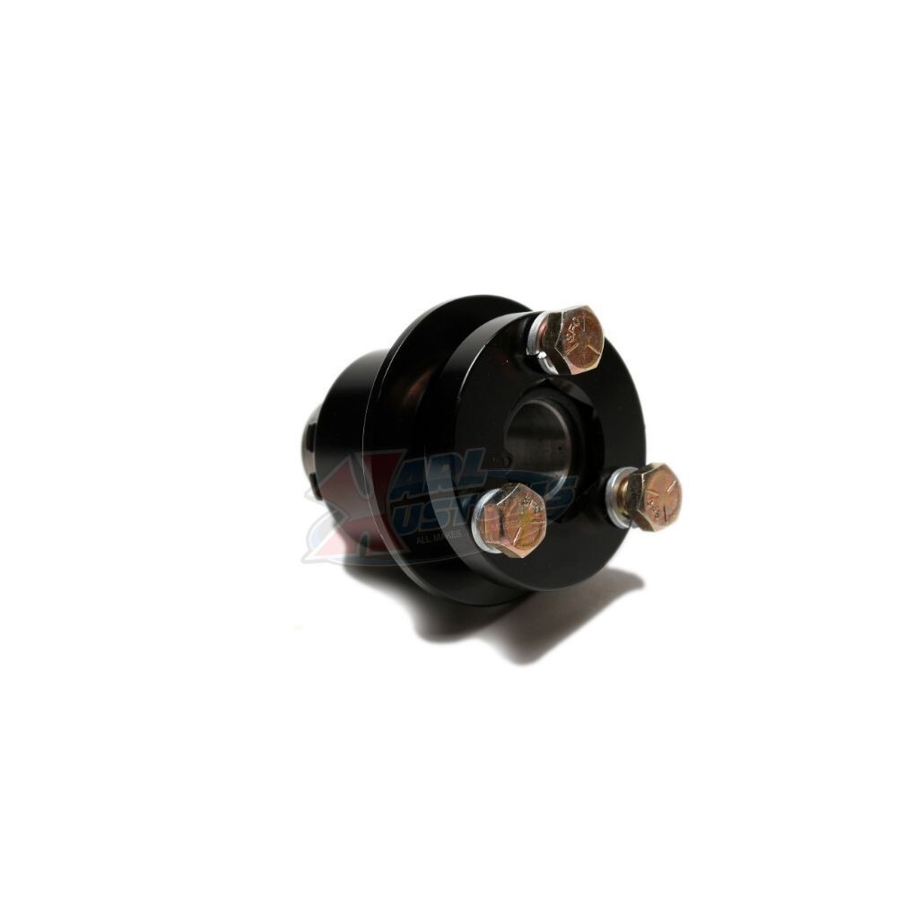 Aluminum Steering Wheel Quick Release Hex Hub Pull Type 62mm Dia IMCA USRA Black