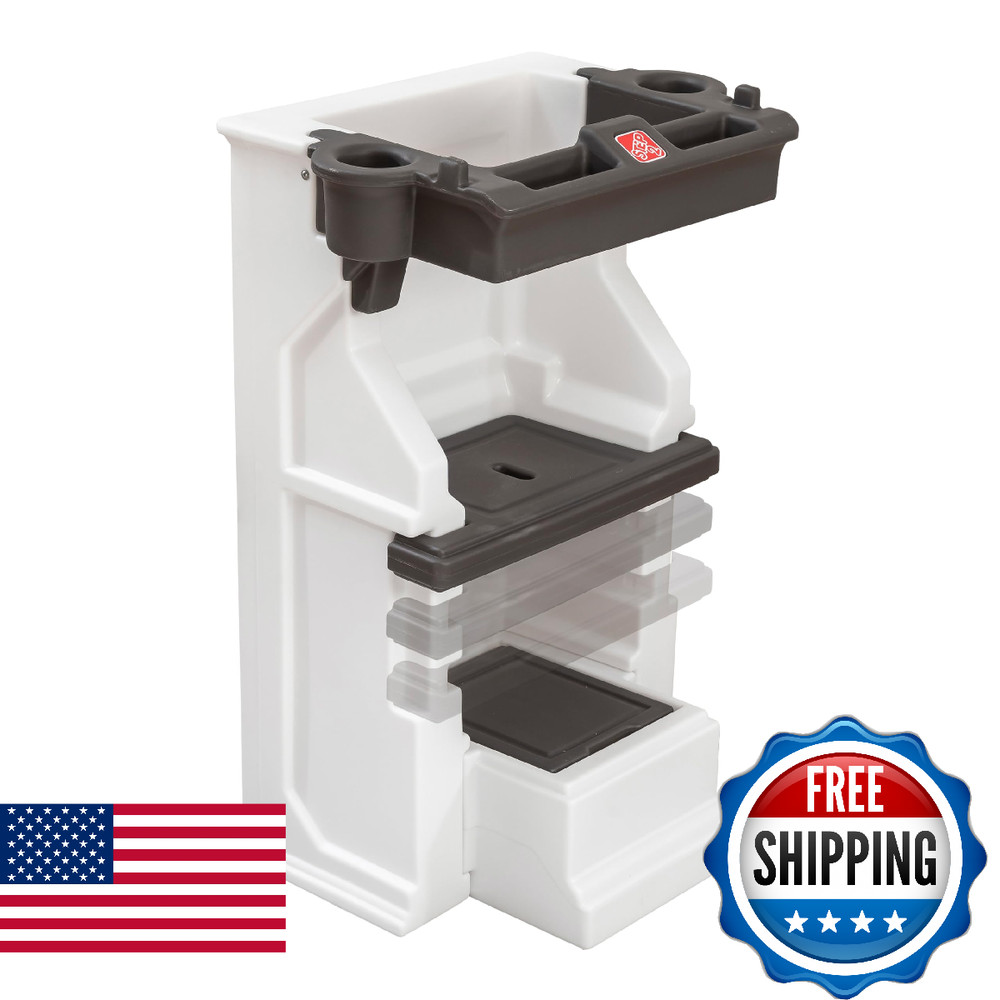 Step2 Mobile Helper, Toddler Step Stool & Tower Stand, Adjustable Height & Built