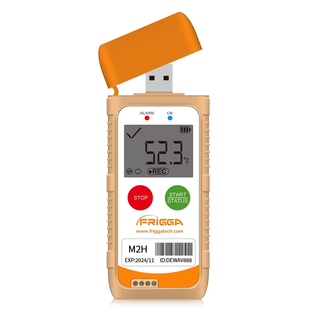 M2H Reusable Temperature Humidity Data Logger Multi-Use USB Digital Temperatu...