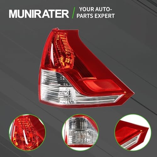 Rear Right Tail Light Assembly Passenger Side Replacement for CRV 4-Door 2012