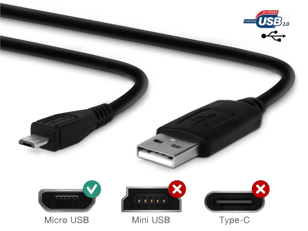 USB Charging + Data Cable for Olympus Camera OM-D E-M10 Mark III IIIs IV 3 3s 4
