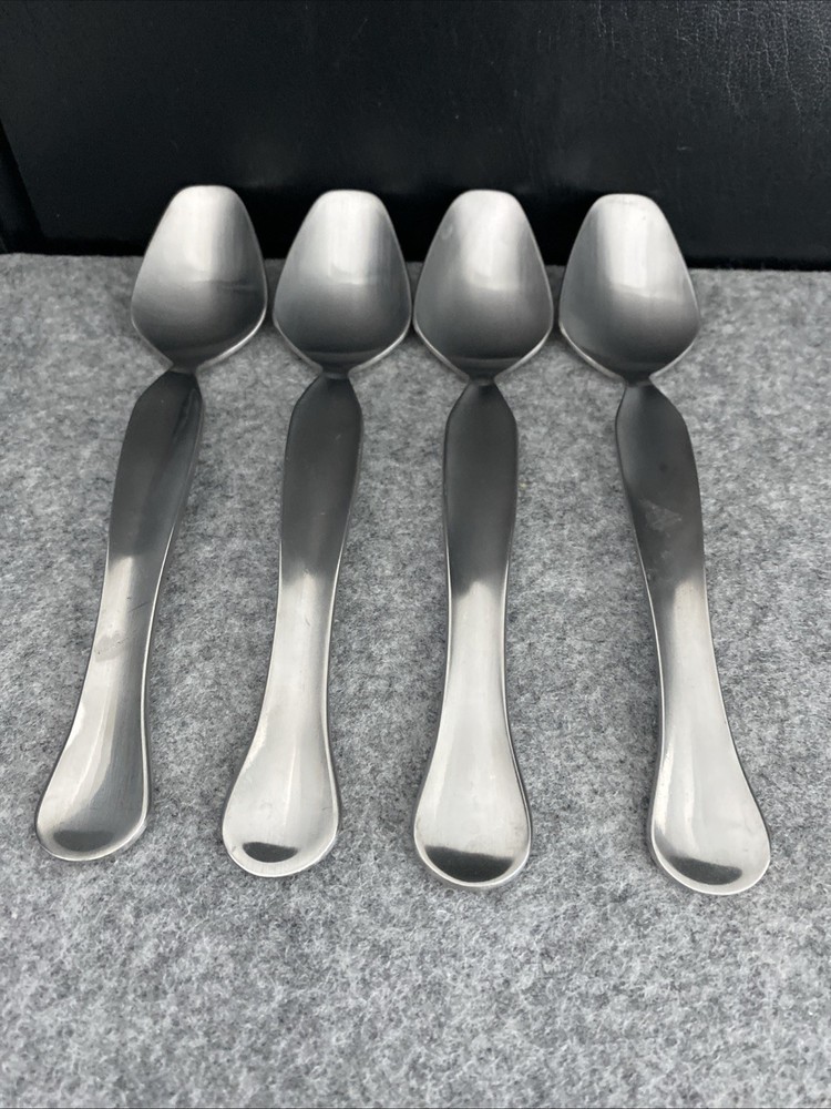 4 Retroneu 18/10 Stainless SILHOUETTE Flatware Dinner Spoon Flatware