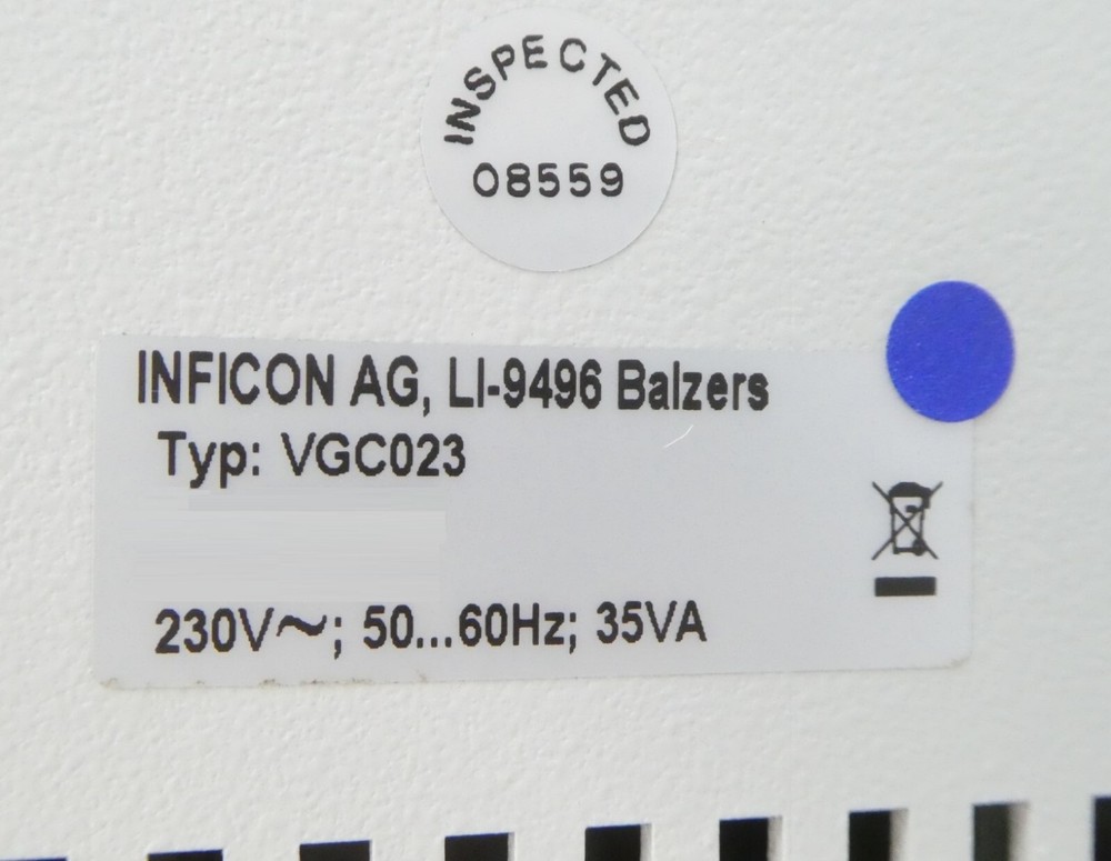 Inficon VGC023 Vacuum Gauge Controller Assembly Module Working Surplus