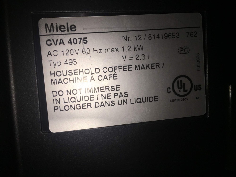 MIELE CVA 4075 Coffee Machine Display Circuit Board EPX862 TESTED